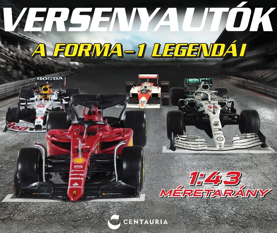 Versenyautók - A Forma 1 Legendái